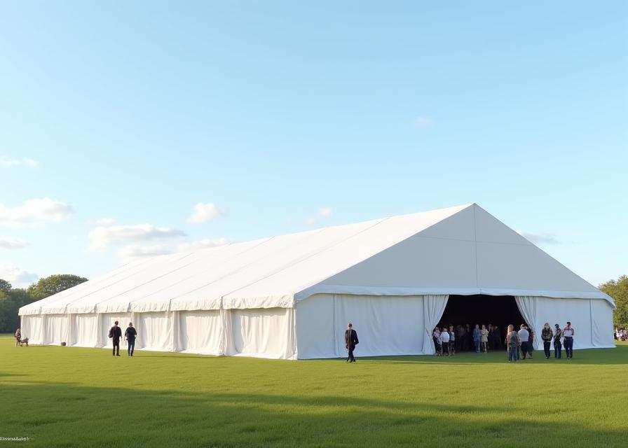 Carpa grande para evento masivo